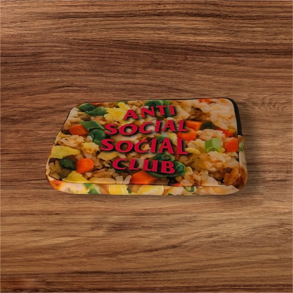 Rare Anti Social Social Club Noodle Graphic Labtop Case